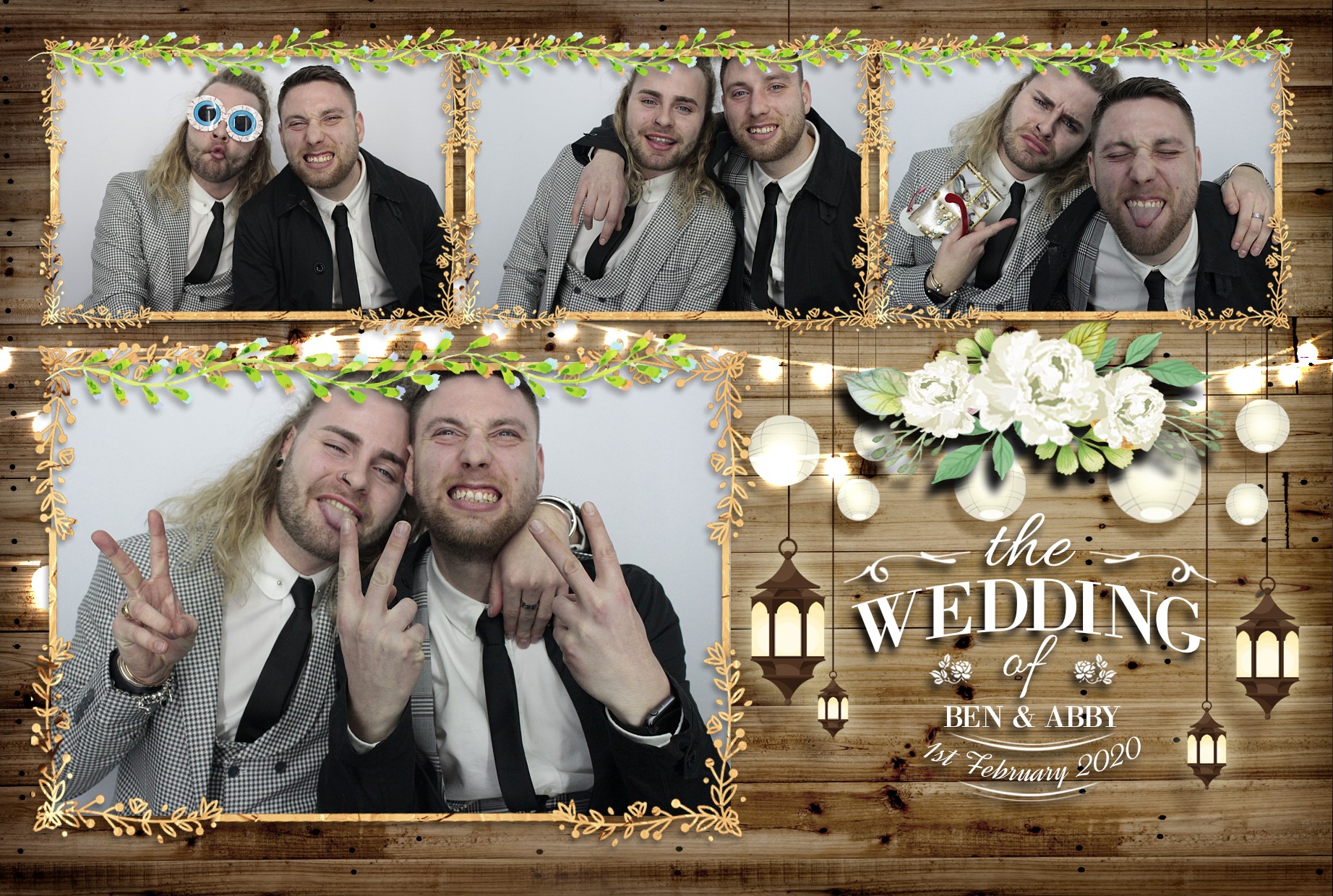 Ben & Abby’s Wedding  | View more photos from the event at gallery.myphotoboothexperience.co.uk/u/MyPhotoBoothExperienceLtd/Ben-Abby’s-Wedding